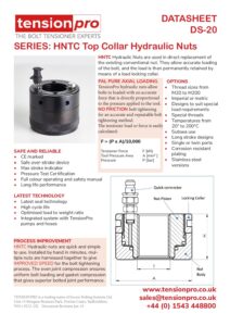 DS-20 HNTC Top Collar Hydraulic Nuts